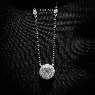 Vayla White Necklace In 925 Silver High Quality Simulated Diamonds