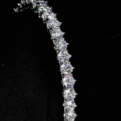 Omnia Imara Silver Hair Band In 925 Silver High Quality Lab Grown Stones - Image 2