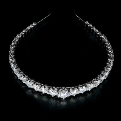 Omnia Imara Silver Hair Band In 925 Silver High Quality Lab Grown Stones - Image 3