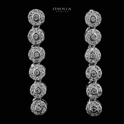 Omnia Fida White High-Quality Simulated Diamonds Rhodium Plated - Image 3