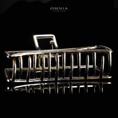Omnia Alyanah Light Gold Hair Clip in High Quality Zircon Stone In Rhodium Plated - Image 2