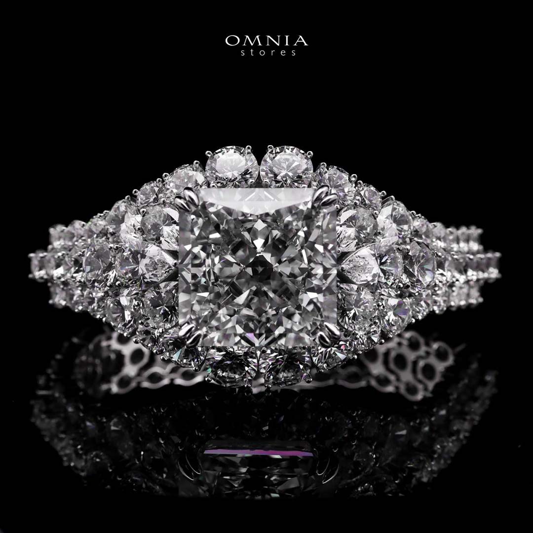 Nahid White Bracelet In 925 Silver High Quality Certified Lab Crafted Stones