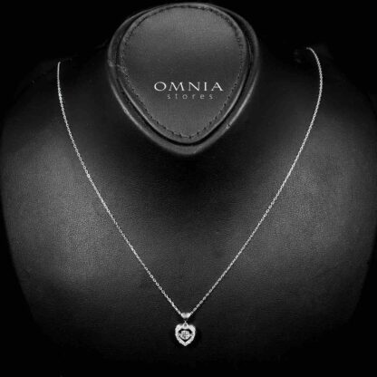 Omnia Jouri Necklace in 925 Silver with High-Quality Moissanite Stone - Image 2