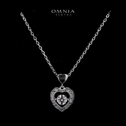 Omnia Jouri Necklace in 925 Silver with High-Quality Moissanite Stone - Image 3