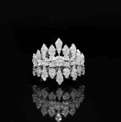 Omnia Ahlina White Bridal Full Set in High Quality Zircon Stone Rhodium Plated - Image 5