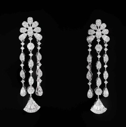 Omnia Rimal White Bridal Full Set in 925 Silver with High Quality Simulated Diamonds - Image 6