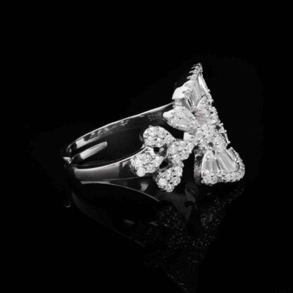 Omnia Rimal White Bridal Full Set in 925 Silver with High Quality Simulated Diamonds - Image 5
