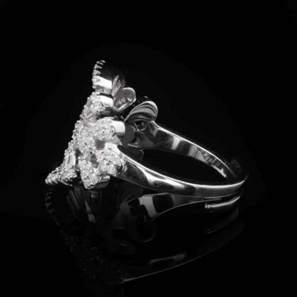 Omnia Rimal White Bridal Full Set in 925 Silver with High Quality Simulated Diamonds - Image 4