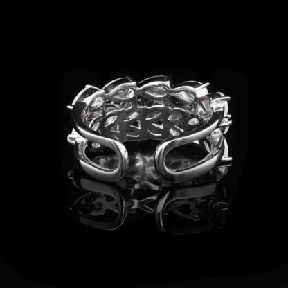 Omnia Sheena White Bridal Full Set in 925 Silver with High Quality Simulated Diamonds - Image 5