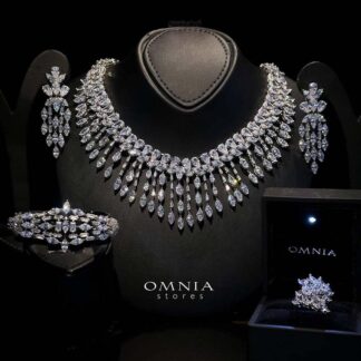 Omnia Soheila wedding Simulated Diamonds Set ( Only available in KSA)