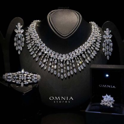 Omnia Soheila wedding Simulated Diamonds Set ( Only available in KSA)