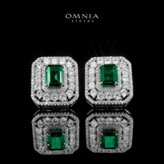 Sally Earring in 925 Silver High Quality Simulated Diamonds