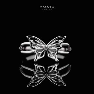 Omnia Aaliyah Butterfly Ring in High Quality 925 Silver