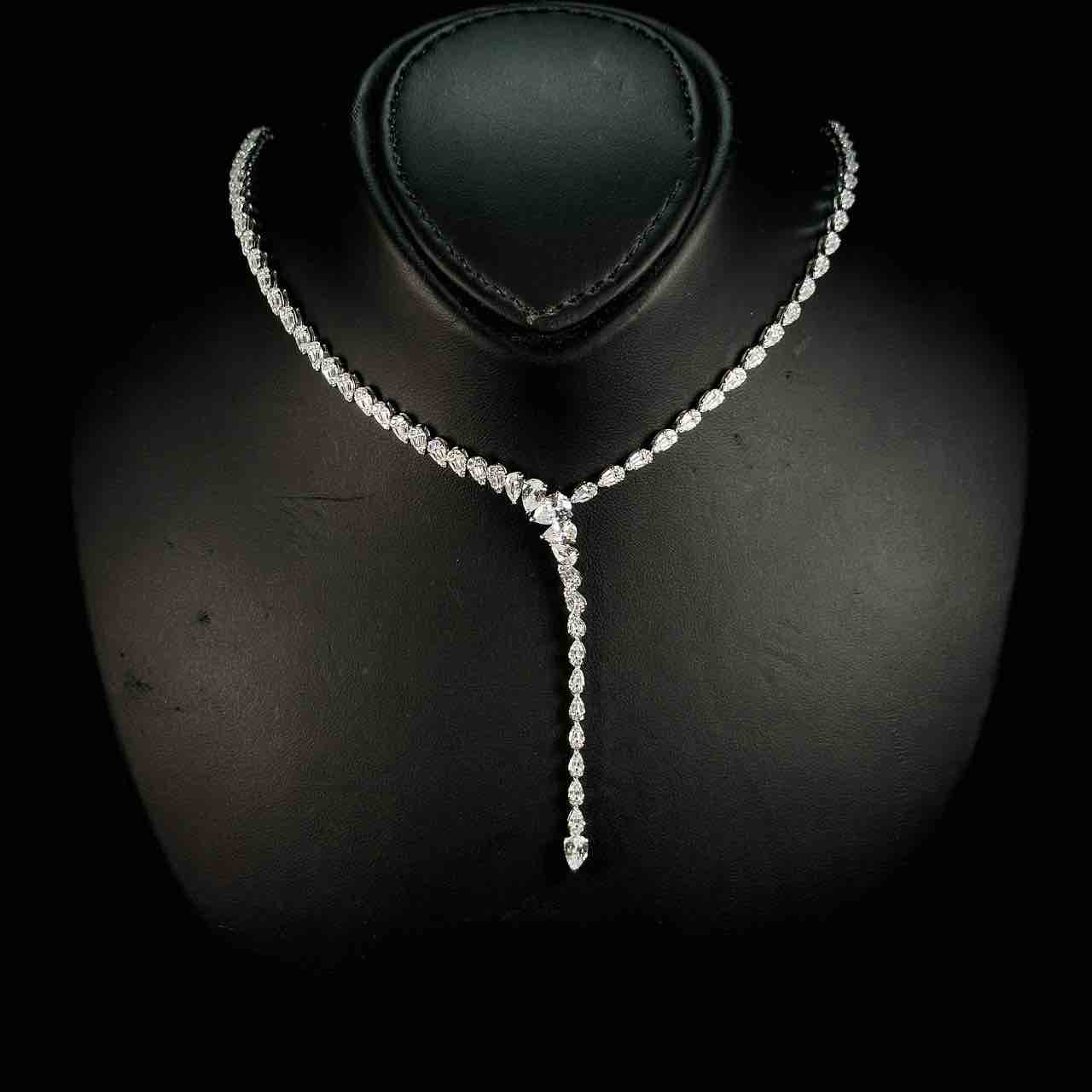 Omnia Khuloud White Bridal Full Set in 925 Silver High Quality Simulated Diamonds - Image 2