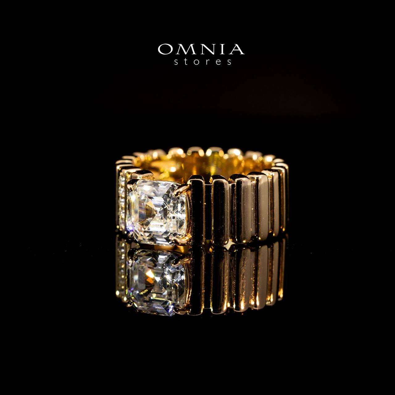 Omnia Abida White Gold Ring In 925 Silver High Quality Certified Lab Crafted Cushion Cut Stones 4.8Ct - Image 2
