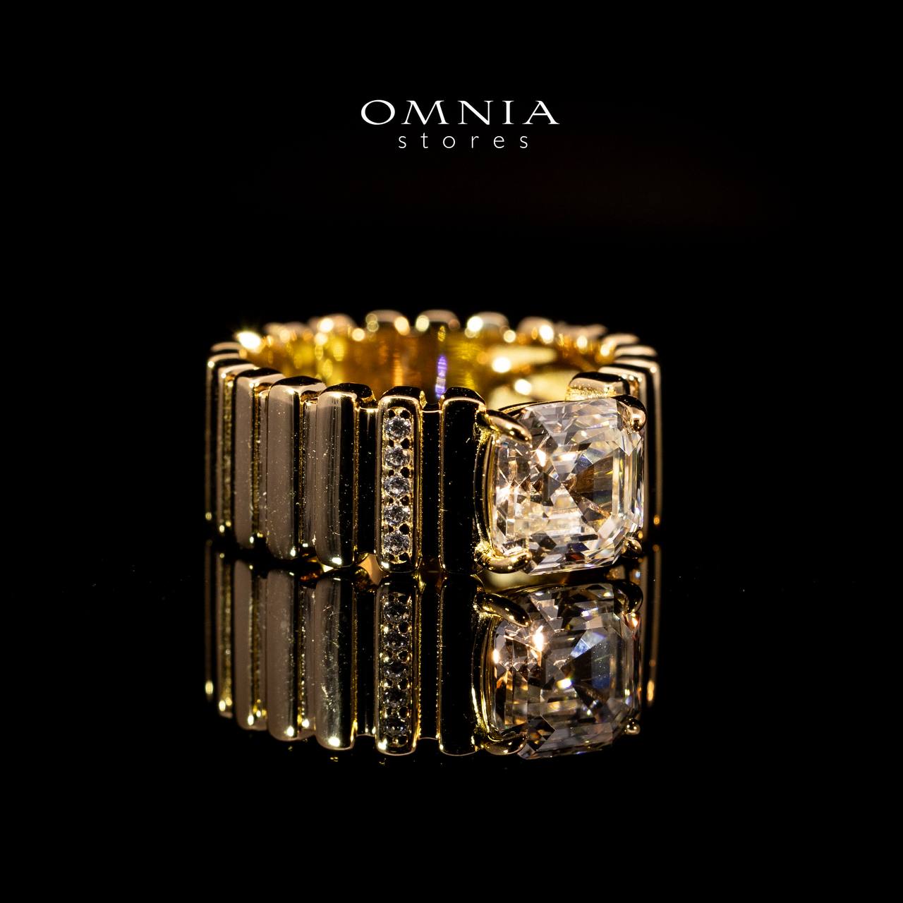 Omnia Abida White Gold Ring In 925 Silver High Quality Certified Lab Crafted Cushion Cut Stones 4.8Ct - Image 3