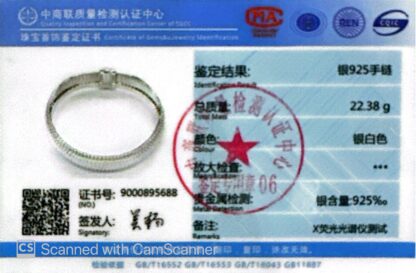 Omnia Rimah Silver Bracelet In 925 Silver High Quality Certified Lab Crafted Stones - Image 5