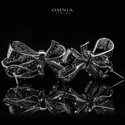 Omnia Murphy Earrings in 925 Silver Accessories High Quality Simulated Diamonds - Image 2