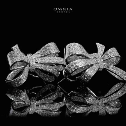 Omnia Murphy Earrings in 925 Silver Accessories High Quality Simulated Diamonds - Image 4