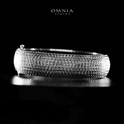 Omnia Rimah Silver Bracelet In 925 Silver High Quality Certified Lab Crafted Stones - Image 2