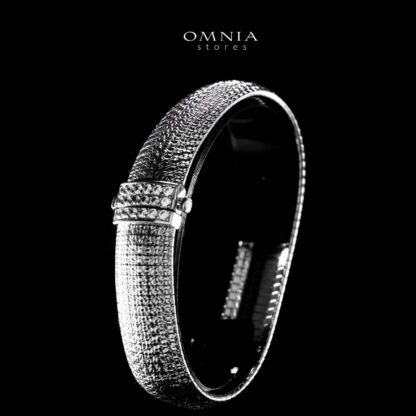 Omnia Rimah Silver Bracelet In 925 Silver High Quality Certified Lab Crafted Stones - Image 4