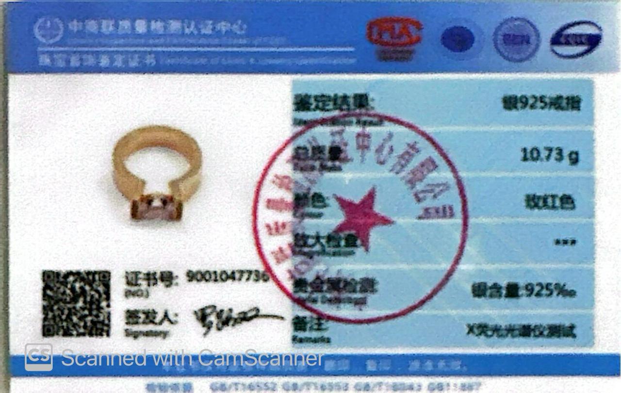 Omnia Aroob Rose Gold Silver Ring In 925 Silver High Quality Certified Lab Crafted Stones - Image 6