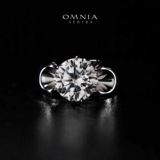 Omnia Maida Silver Ring In 925 Silver High Quality Certified Lab Crafted Stones