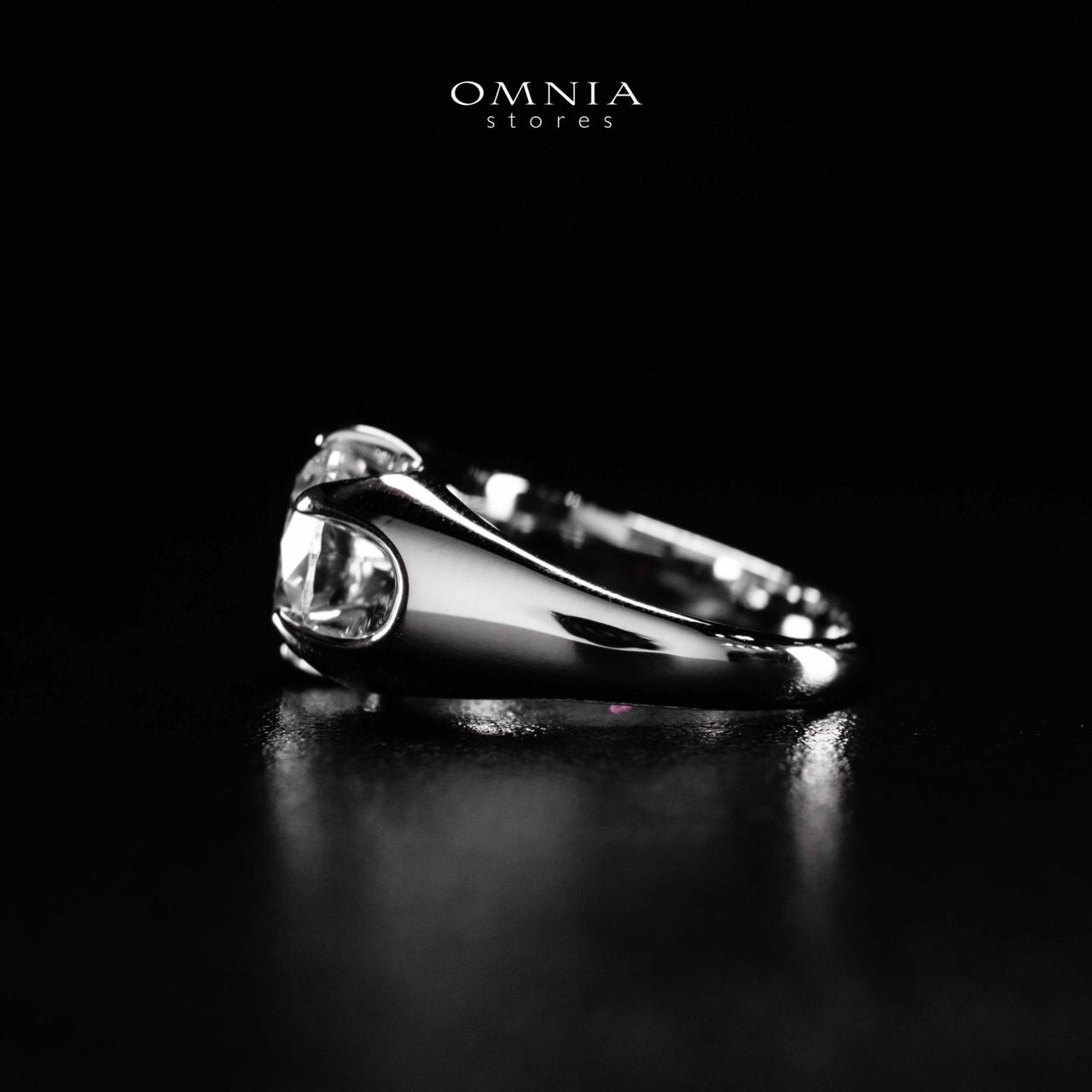 Omnia Maida Silver Ring In 925 Silver High Quality Certified Lab Crafted Stones - Image 7