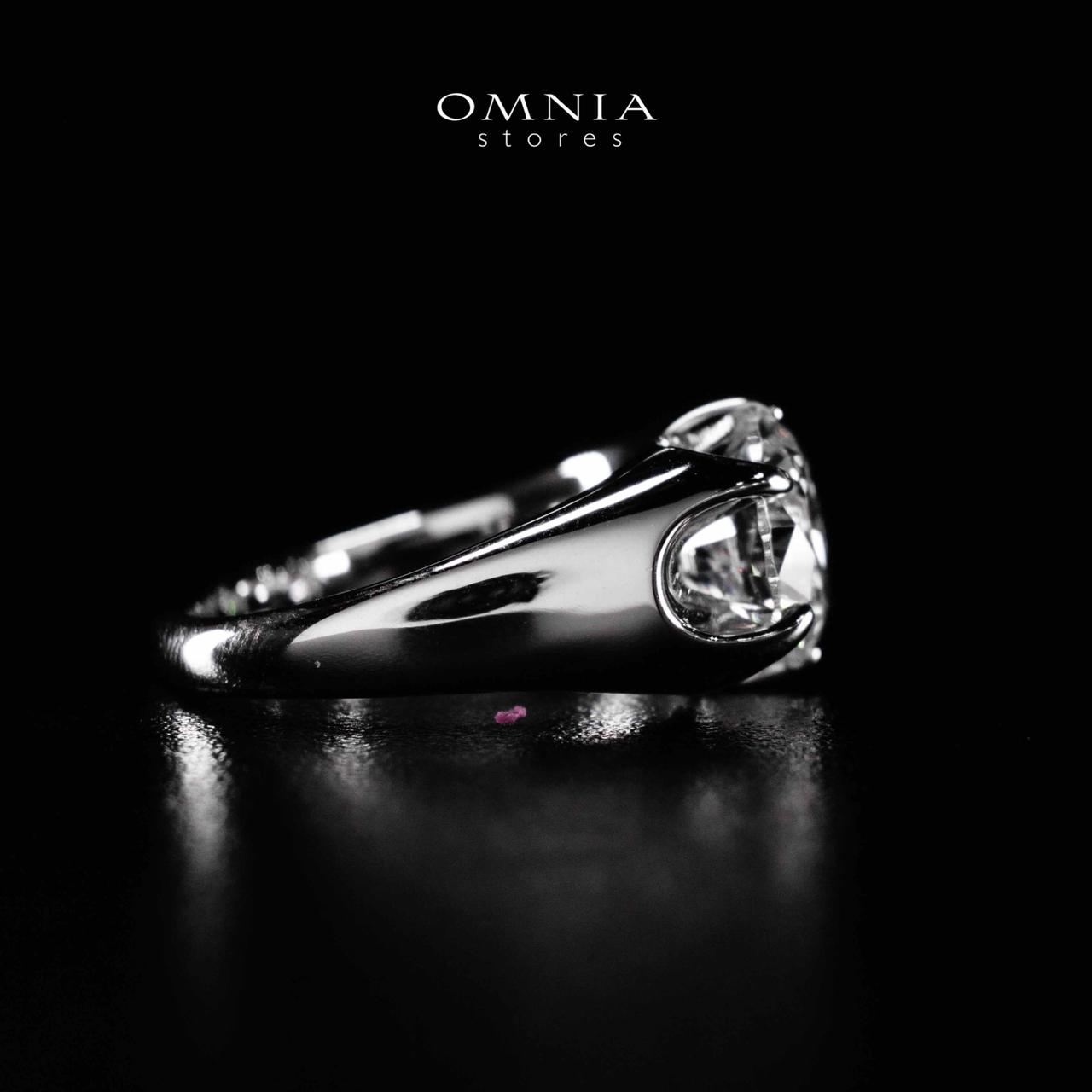 Omnia Maida Silver Ring In 925 Silver High Quality Certified Lab Crafted Stones - Image 6