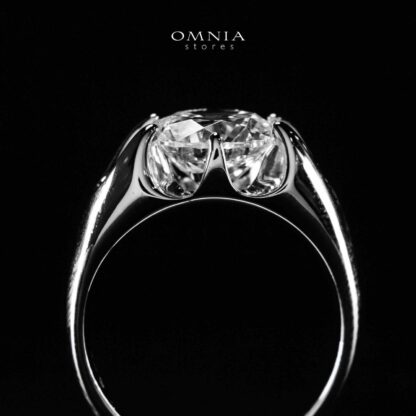 Omnia Maida Silver Ring In 925 Silver High Quality Certified Lab Crafted Stones - Image 5