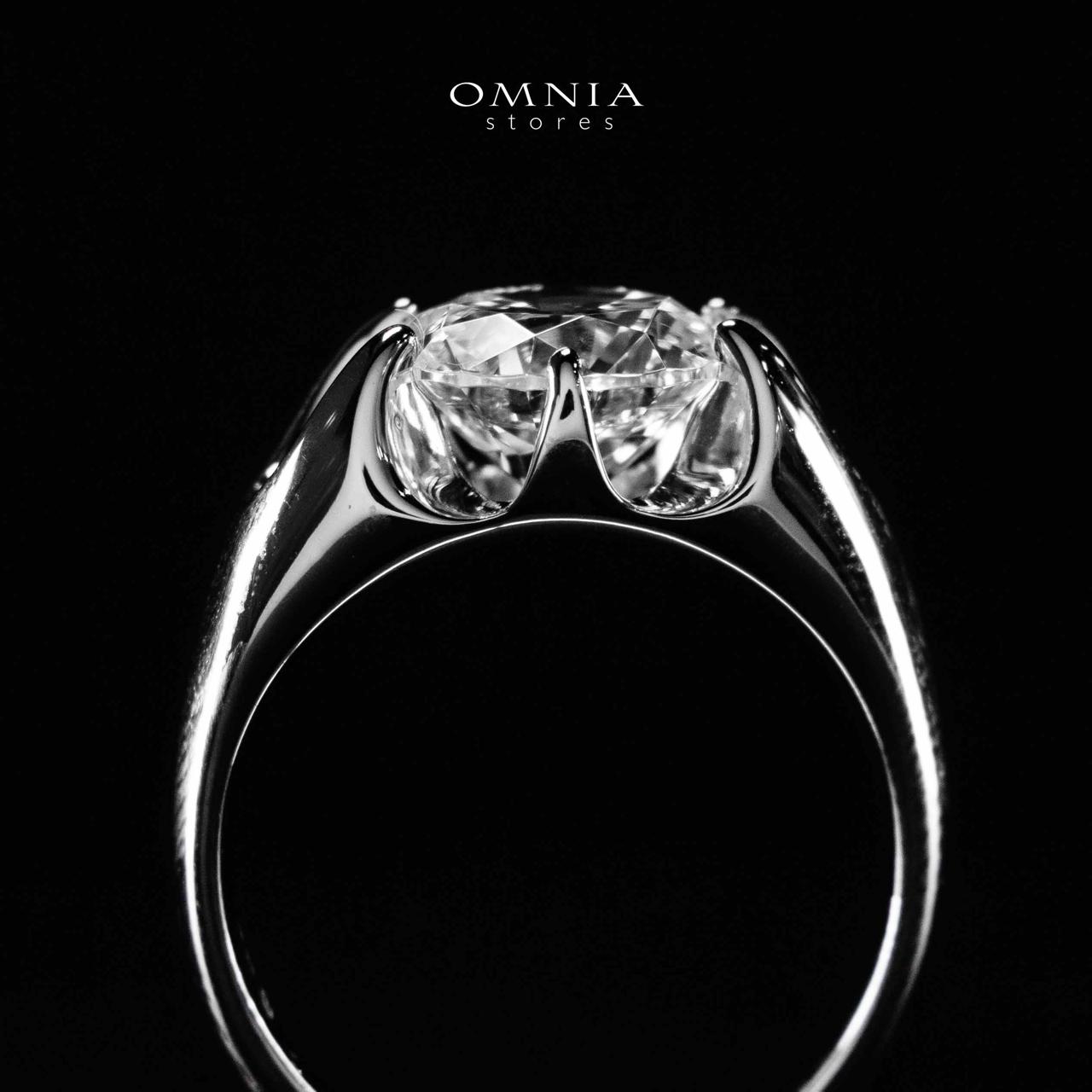 Omnia Maida Silver Ring In 925 Silver High Quality Certified Lab Crafted Stones - Image 5