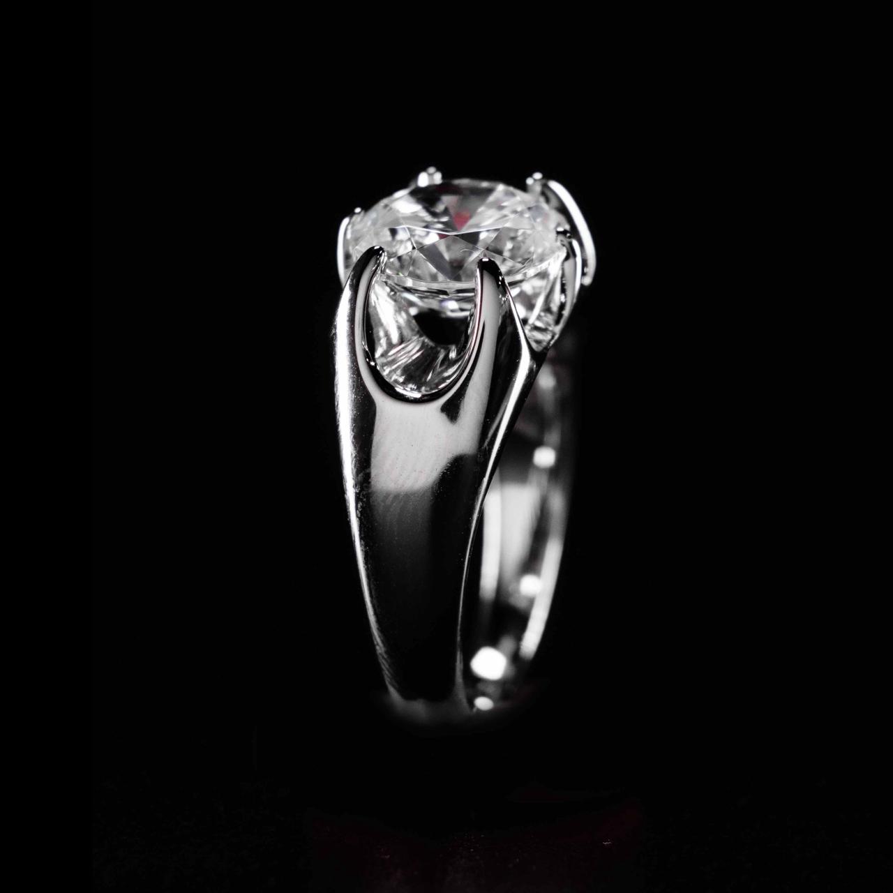 Omnia Maida Silver Ring In 925 Silver High Quality Certified Lab Crafted Stones - Image 4