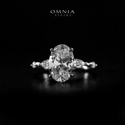 Omnia Aaliyat Silver Ring In 925 Silver High Quality Certified Lab Crafted Stones - Image 6