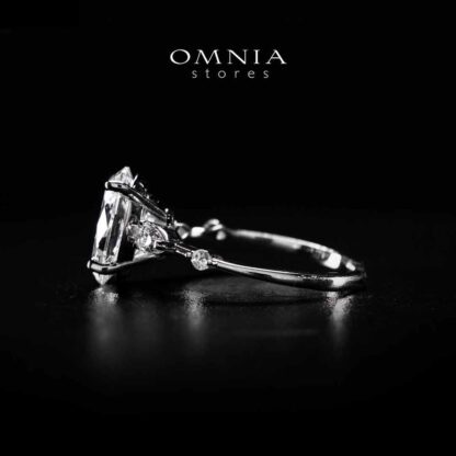 Omnia Aaliyat Silver Ring In 925 Silver High Quality Certified Lab Crafted Stones - Image 5
