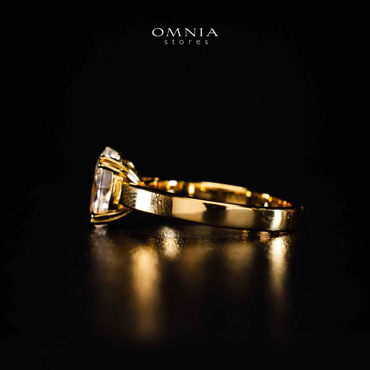 Omnia Asra Gold Ring In 925 Silver High Quality Certified Lab Crafted Stones - Image 7