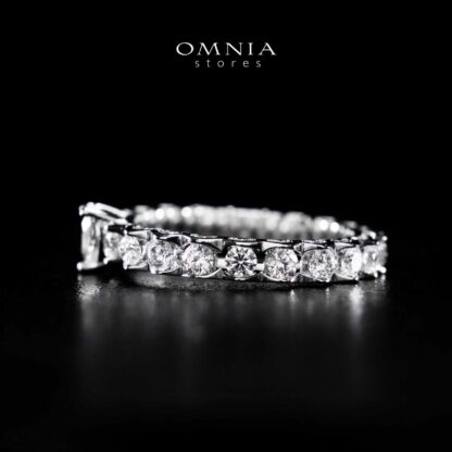 Omnia Ayshan White Heart Shape Ring In 925 Silver High Quality Certified Lab Crafted Stones - Image 6