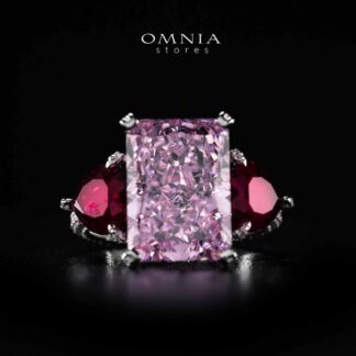 Omnia Salima Multi Color Silver Ring In 925 Silver High Quality Certified Lab Crafted Stones