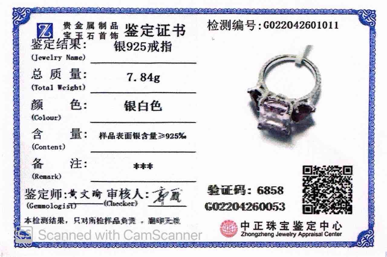 Omnia Salima Multi Color Silver Ring In 925 Silver High Quality Certified Lab Crafted Stones - Image 3