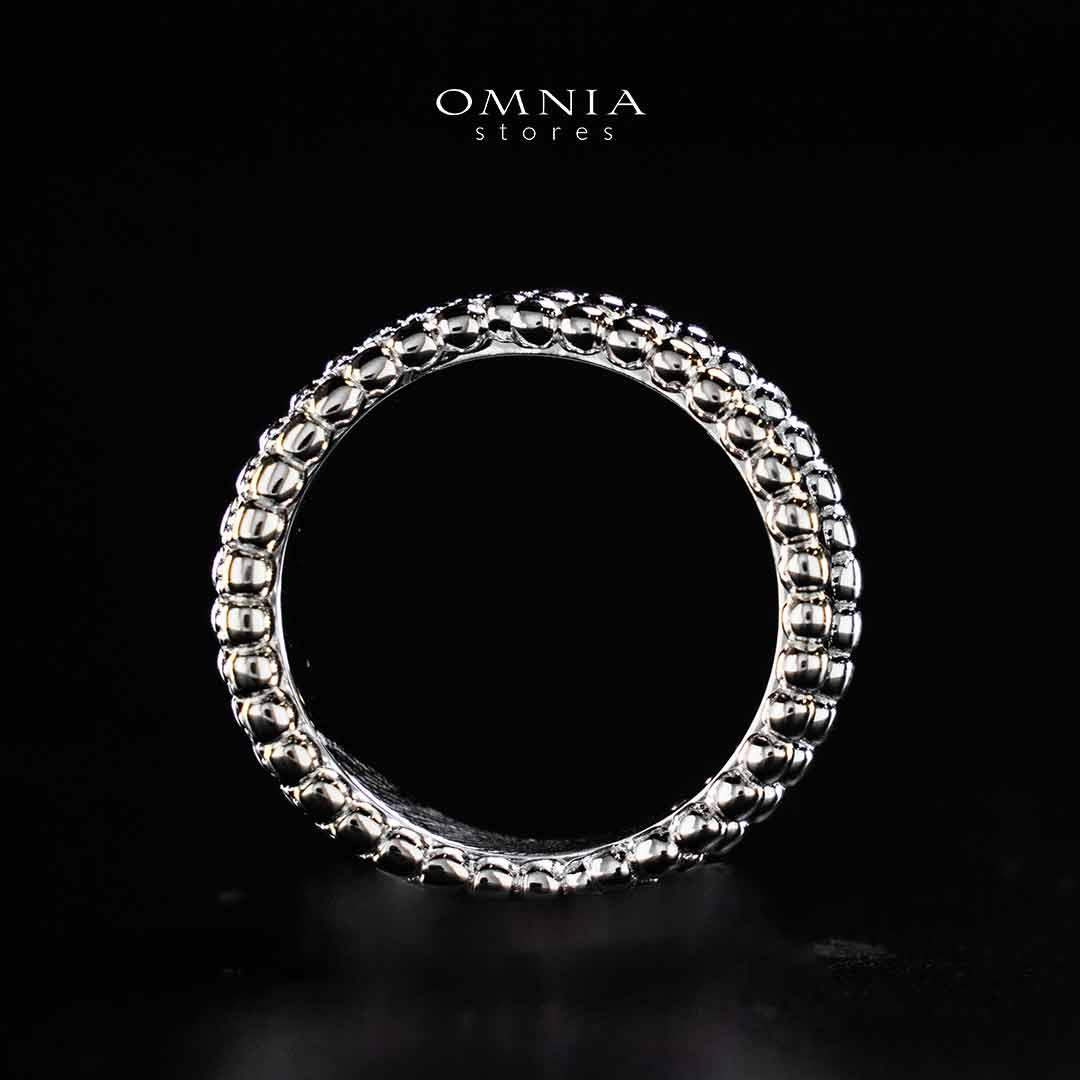 Omnia Aatika Silver Ring In 925 Silver High Quality Lab Crafted Stones - Image 4