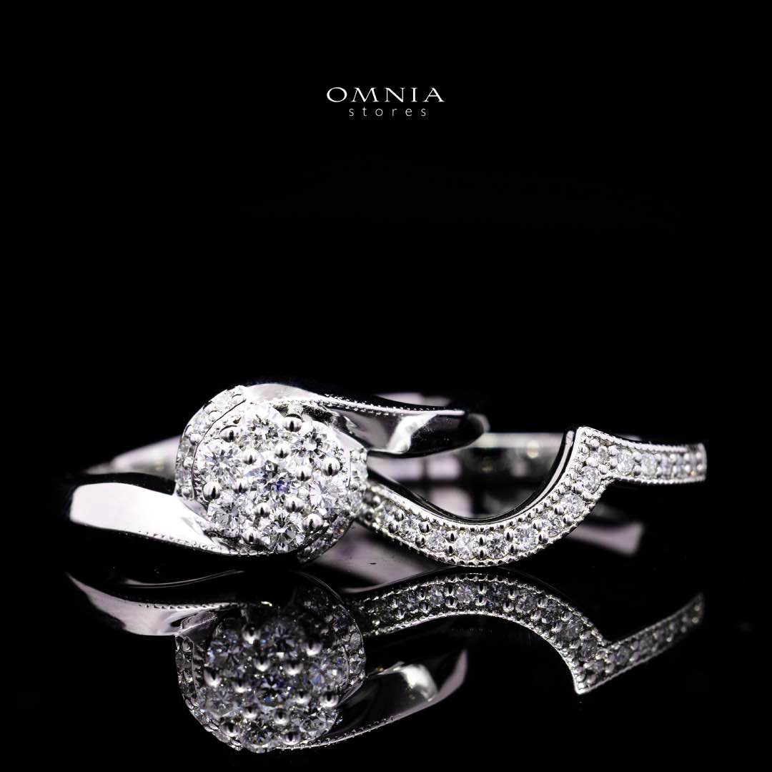 Sariya White Lab Grown Ring in High Quality 925 Silvers - Image 2