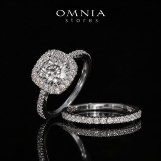 Neila Lab Grown Stones With IGI Certifited Princess Cut D VVS 2 White Ring in 925 Silver High Quality 1.5ct