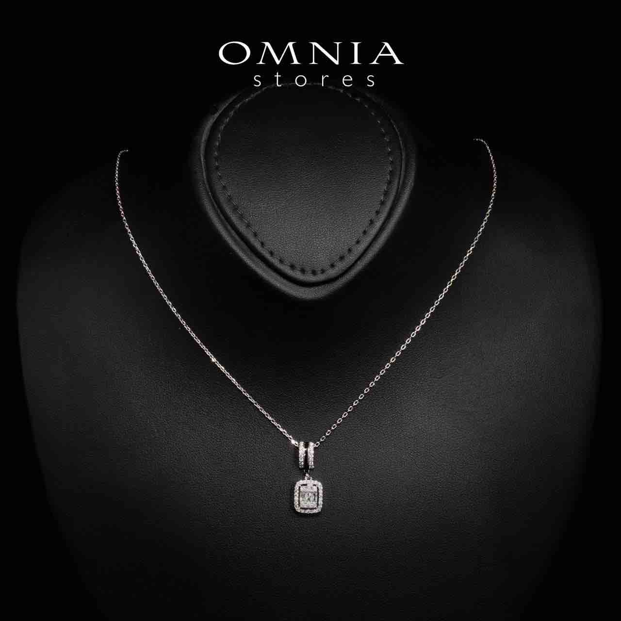 Omnia Mazie White Pearl Full Set in High Quality Rhodium Plated Zircon Stones - Image 2