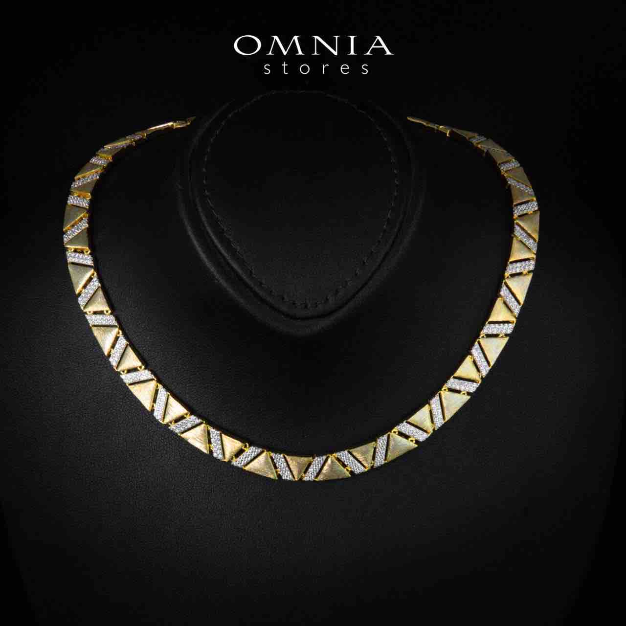 Brielle Gold Plated Luxury Bridal Full Set in 925 Silver High Quality Simulated Diamonds - Image 2