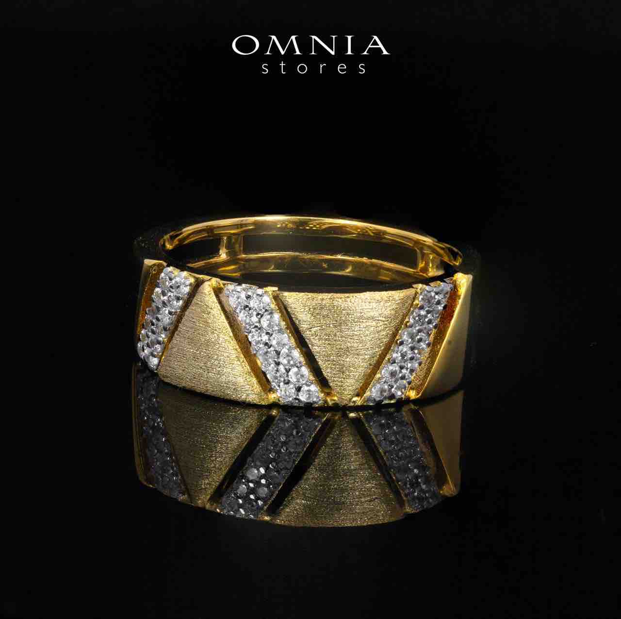 Brielle Gold Plated Luxury Bridal Full Set in 925 Silver High Quality Simulated Diamonds - Image 4