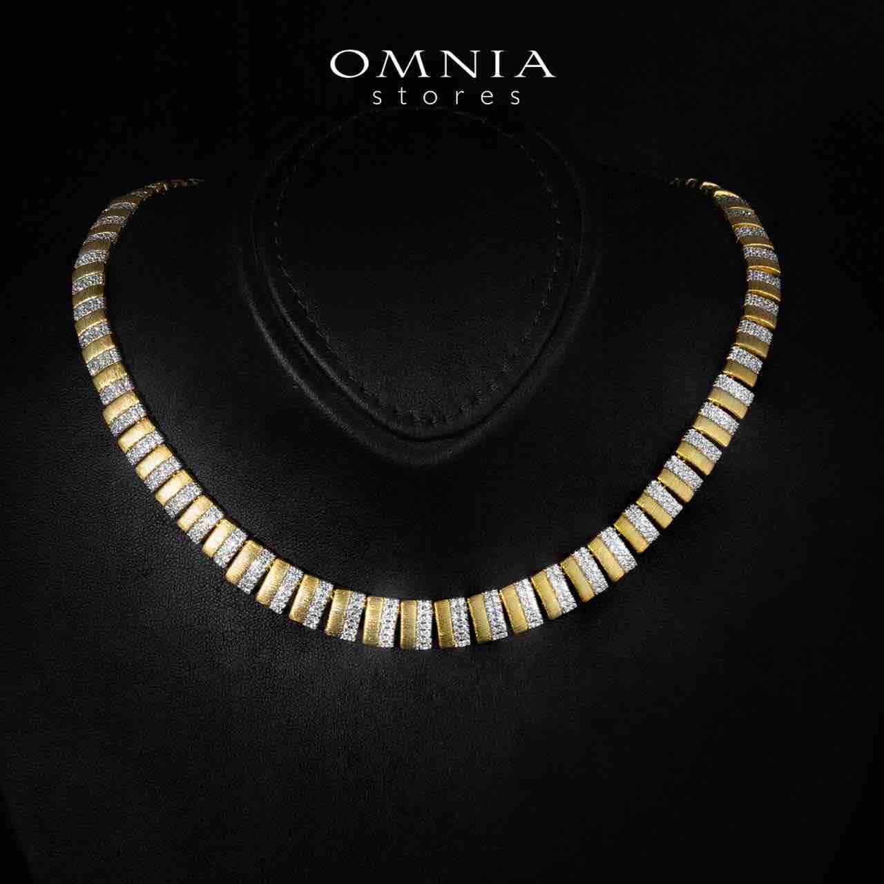 Melanie Gold Plated Luxury Bridal Full Set in 925 Silver High Quality Simulated Diamonds - Image 2