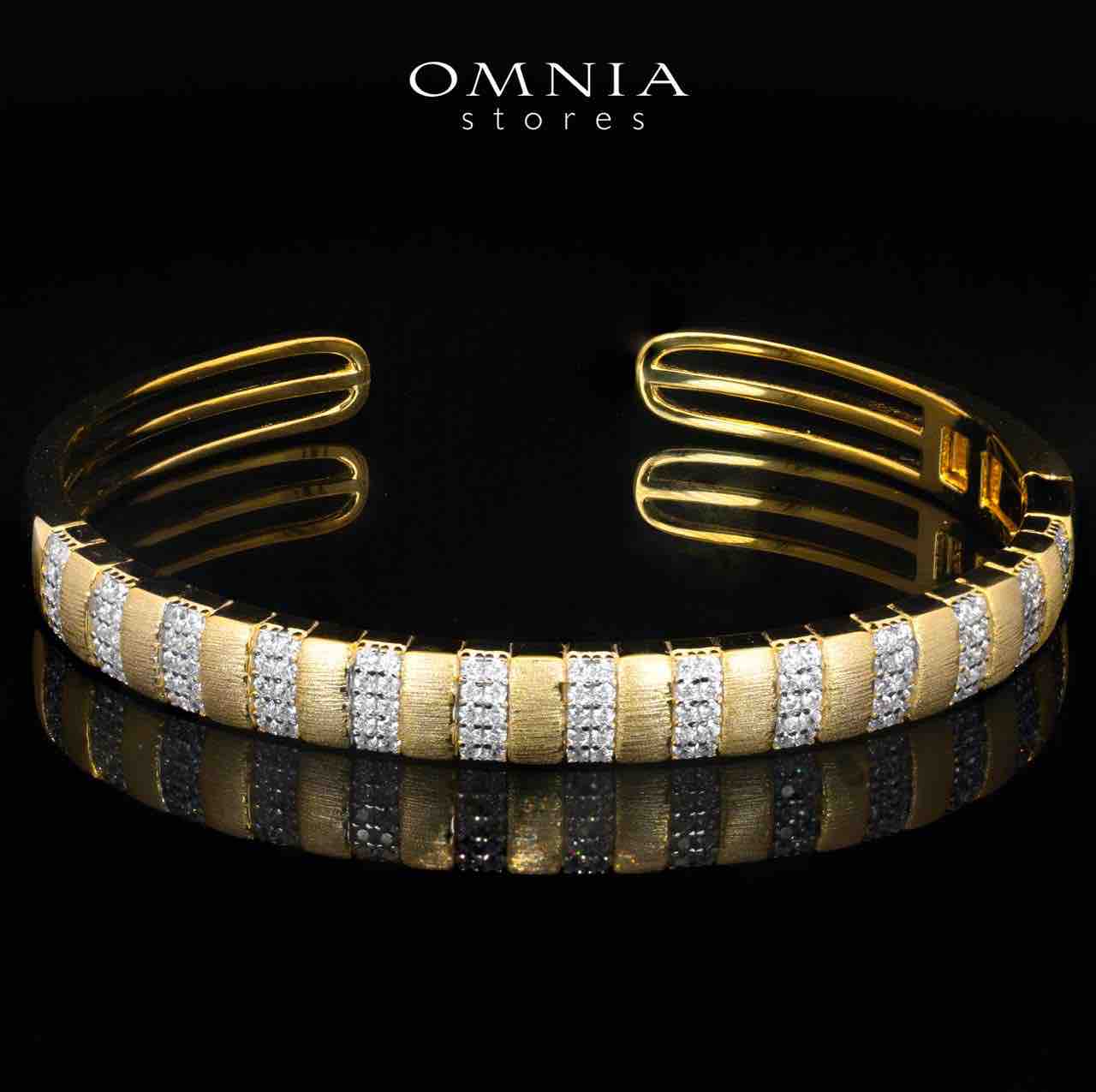 Melanie Gold Plated Luxury Bridal Full Set in 925 Silver High Quality Simulated Diamonds - Image 4