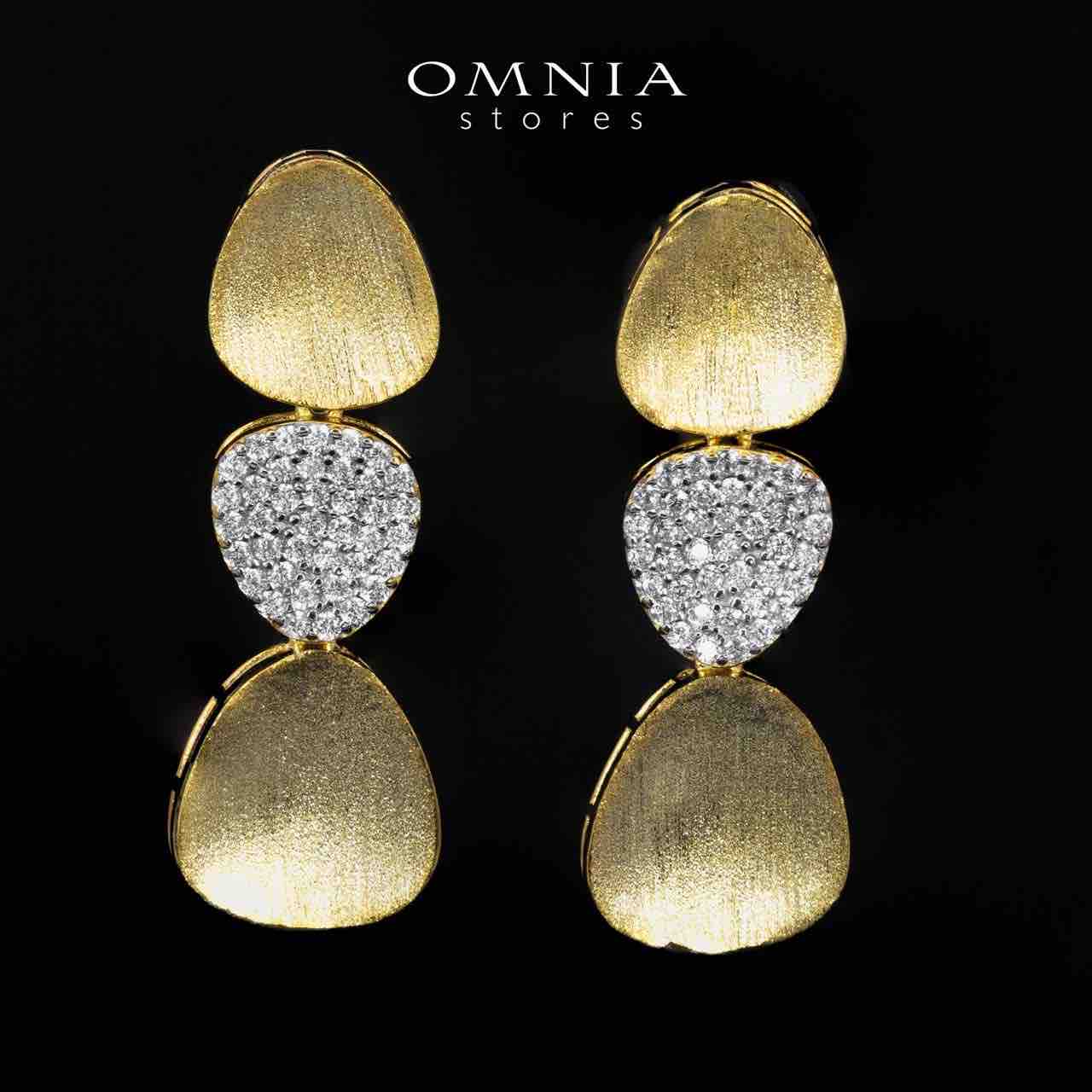 Milani Gold Plated Luxury Bridal Full Set in 925 Silver High Quality Simulated Diamonds - Image 4