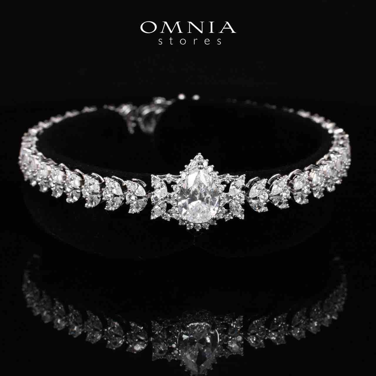 Lyra White Bridal Choker Full Set in 925 Silver High Quality Simulated Diamonds - Image 3