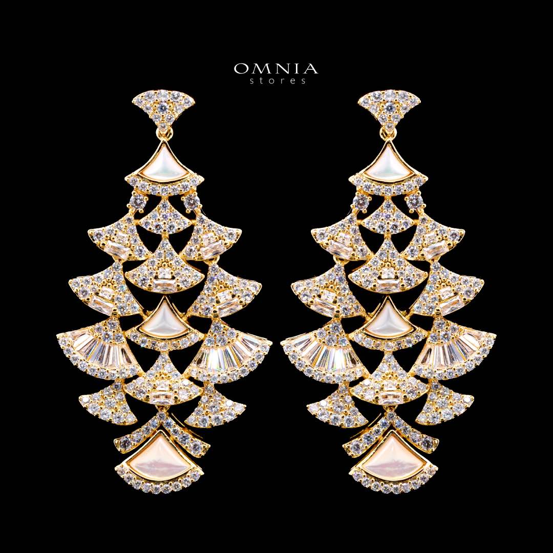 Bita Gold Luxury Bridal Full Set in High Quality Zircon Stone in Rhodium Plated - Image 5