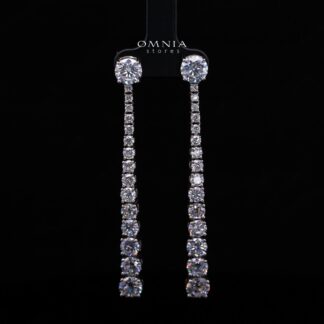 Adaline Drop Earrings — 925 Sterling Silver with Premium Cubic Zirconia